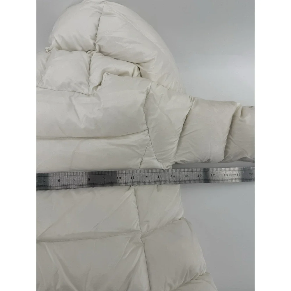 Polo Ralph Lauren White Quilted‎ Puffer Down Jacket Long Girls Size 5